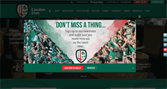 Desktop Screenshot of london-irish.com